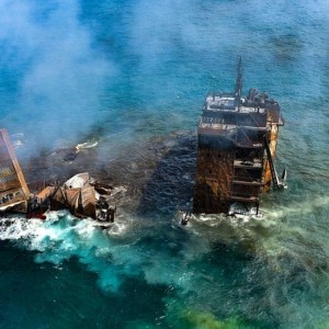 Fears Of Environmental Disaster As Oil-Laden Ship Sinks Off Sri Lanka