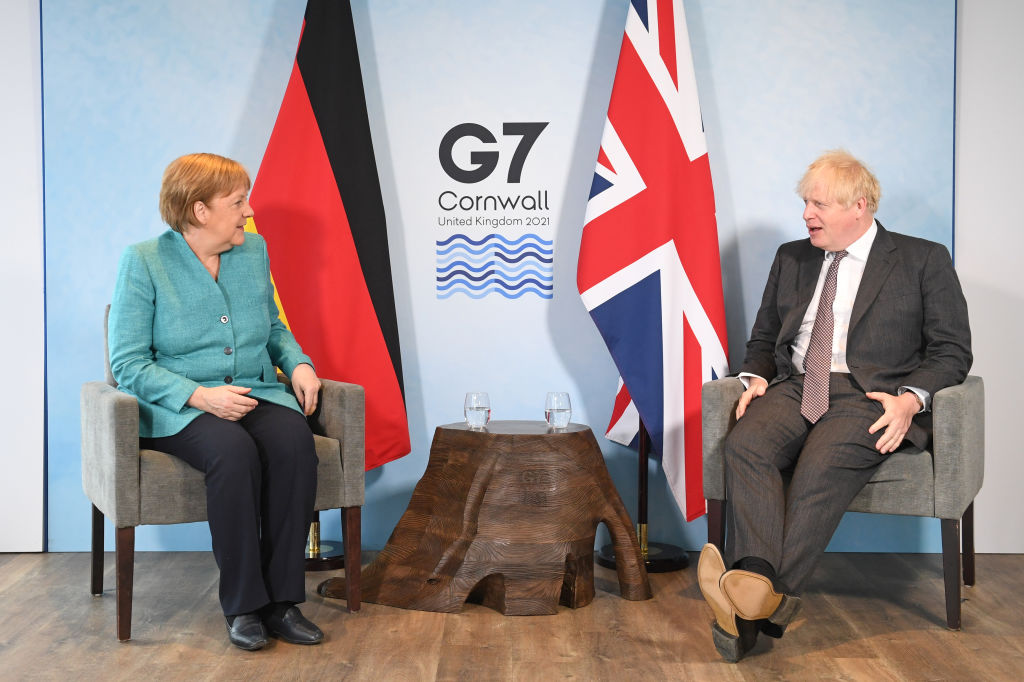 G7: Boris Johnson Gives Press Conference As Summit Closes