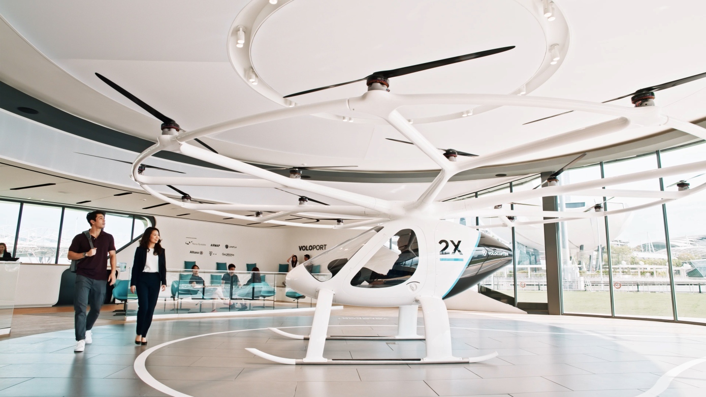 Volocopter Raises $170m To Fuel The First Commercial Launches Of Its Flying Taxi Fleet