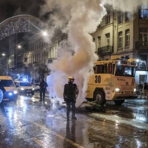 Riots In Brussels After Morocco's World Cup Win Over Belgium