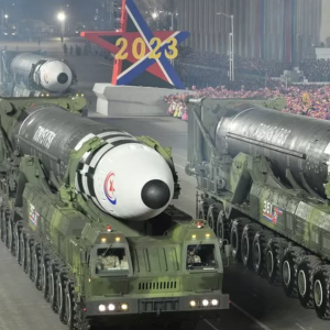 North Korea Parades Largest Long-Range Missile Array