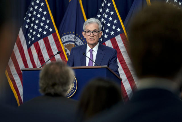 Federal Reserve keeps key interest rate steady as inflation shows signs of further slowing.
