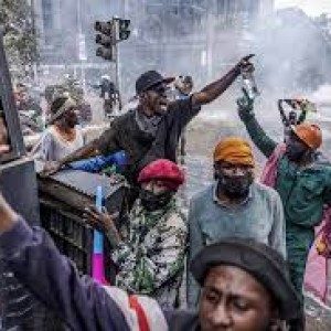 Breaking: Fire in Part of Kenyan Parliament as Legislators Flee from Protesters